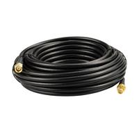 Boobrie Cable de extensión RP-SMA macho a hembra equivalente a LMR200, 1 m, 50 ohmios, cable coaxial RP-SMA de baja pérdida para antena WiFi al aire libre, router 5G LTE, puente inalámbrico, puerta de