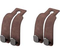 Booda Brand Ganchos Reposacabezas para Volvo 850 Estate GLT TDI 1992-1996 | Revisa el asiento antes de comprar. Cuelga bolsos y abrigos ahorrando espacio para mantener el coche ordenado y limpio.