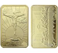 BooDLo Colección de Moneda extranjera Barra de Oro Bloque Chapado en Oro Moneda de Forma Especial Estados Unidos Alemania Moneda Conmemorativa Europea Moneda Bloque conmemorativo Cuadrado,黑色