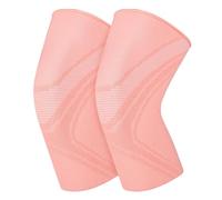 BOODPET Rodilleras Hombre Mujer Pack de 2 - Soporte de Rodilla Transpirable Antideslizante - Alivio del Dolor & Protección Articular - Rodilleras Deportivas para Gimnasio, Talla S - Color Rosa