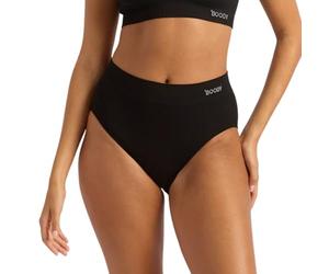 Boody Body EcoWear - Ropa Interior sin Costuras para Mujer, Hecha de Viscosa de bambú orgánica Natural, Suave y Transpirable, para Piel Sensible, Color Blanco, Negro, S