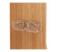 BooeDareno Vitrina para gafas de sol, caja de almacenamiento para gafas de sol perforada para montaje en la pared, estante para gafas de sol (A1)