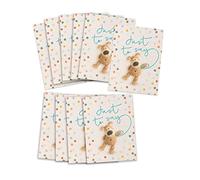 Boofle Paquete múltiple de 10 tarjetas Just to Say para él/ella/amigo, para nuevo trabajo, graduación y otros eventos, bonitos diseños