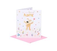 Boofle Special Auntie Boofle's Bloom - Tarjeta de felicitación para el día de la madre