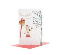 Boofle Tarjeta de Navidad para hija, diseño bonito