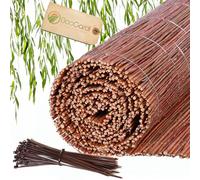 BOOGARDI Esterilla de mimbre, 20 tamaños, 40 cm de alto x 300 cm de largo, estera de protección visual para balcón, valla de privacidad para jardín, balcón, valla de protección visual
