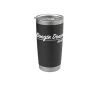 Boogie Down South Bronx Nueva York NY ScriptHip Hop BDP Vaso térmico de acero inoxidable de doble pared