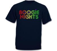 Boogie Nights T-Shirt - Burt Dirk Diggler Mark Movie Reynolds Wahlberg T-Shirt Navy S
