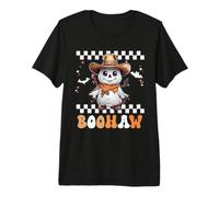 Boohaw Ghouls Cowboy Retro Groovy Halloween Costume Camiseta Premium