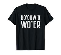 Bo'Ohw'O Wo'er Wa'er Meme Botella de Agua en Acento británico Camiseta