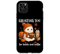 Boojee Ghosting You for Coffee and Books Fall Ghost Reading Carcasa para iPhone 11 Pro MAX