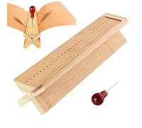 Book Binding Cradle - Wooden Piercing Awl Hole Punch Tool for Journal Craft