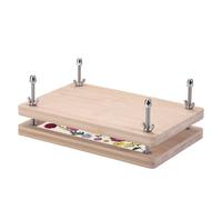 Book Binding Press - Wooden Book Binding Kit, Books Press Bookbinding, Manual Portable Bookbinding Maker Tool, Handmade Bookbindings Supplies For Students, Teachers Or Handicraft