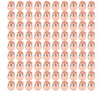 Book Binding Screw 90 Sets | Electroplated Brass Rivets for Leather Crafts/Book Repair/DIY Projects | Curved Exterior Design, No - Fade Finish, Smooth - Edged Construction (Gold)