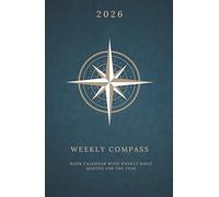 Book Calendar 2026 with Weekly Bible Quotes for the Year: Weekly Planner with Bible Verses | Biblical Goal Setting & Prayer Journal | Faith-Based Productivity Planner for Women & Men| Girt for Women