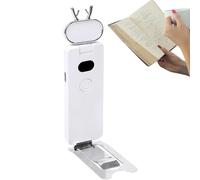 Book Clip Light - Lámpara de lectura recargable mediante USB para los amantes de los libros | Lámpara para el cuidado de los ojos con autonomía de 80 horas para la lectura A, luz nocturna flexible de