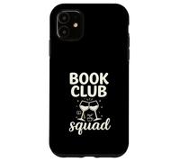 Book Club Squad Funny Reading Wine Graphic Carcasa para iPhone 11