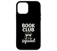 Book Club Squad Funny Reading Wine Graphic Carcasa para iPhone 12 Mini
