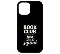 Book Club Squad Funny Reading Wine Graphic Carcasa para iPhone 12 Pro MAX