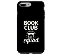 Book Club Squad Funny Reading Wine Graphic Carcasa para iPhone 7 Plus/8 Plus