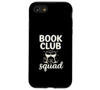 Book Club Squad Funny Reading Wine Graphic Carcasa para iPhone SE (2020) / 7/8