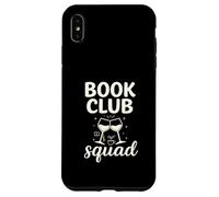 Book Club Squad Funny Reading Wine Graphic Carcasa para iPhone XS MAX