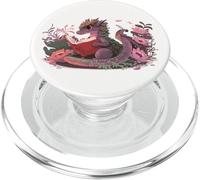 Book Dragon Bookworm Bookish Dragon Reading Books & Dragons PopSockets PopGrip para MagSafe