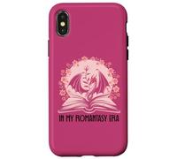Book Dragon Fantasy Era Romantasy Bookish Pink Books Lovers Carcasa para iPhone X/XS