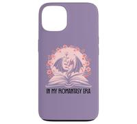 Book Dragon Fantasy Era Romantasy Bookish Purple Books Lover Carcasa para iPhone 13