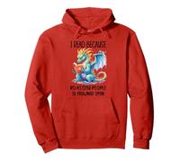 Book Dragon I Read Because Roasting People is Frowned Upon Sudadera con Capucha