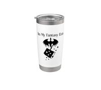 Book Dragon In My Fantasy Era Merch Dark Romance Books Theme Vaso térmico de acero inoxidable de doble pared