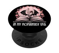 Book Dragon In My Fantasy Era Romantasy Books Lovers Bookish PopSockets PopGrip Adhesivo