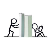 Book Ends - Abstract Organizador antideslizante | Organizador de libros decorativos para escritorios y estantes, perfecto para estanterías, mesas de café, bibliotecas, soportes de TV, dormitorios