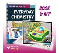 Book for teens with augmented reality on Chemistry, 40 topics with 3D holograms & free app, Innovative gift for ages 12+, Interactive learning support