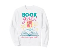 Book Girl Summer Beach Reads Bookish Reader Book Lover Sudadera