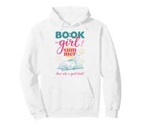Book Girl Summer Beach Reads Bookish Reader Book Lover Sudadera con Capucha