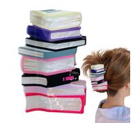 Book Hair Clip - Book Claw Clips | 10x5.3cm Unique Book Stack Hair Clamp, PP and metal Crocodile Clip Fashion Candy Color Hair Claw Teacher Hair Accessories for Women