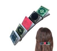 Book Hair Clip Small Hair Barrettes - - Miniature Book French Fixed French
