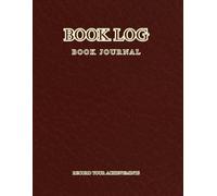 Book Log Journal: Reading Tracker and Review Notebook | Book Lover’s Diary to Record Titles, Authors, Ratings, and Reflections (Large 8.5” x 11”)