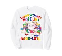 Book-Lotl Axolotl Bookworm Lindo diseño de Lectura Sudadera