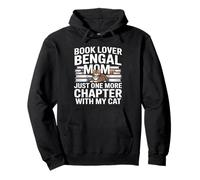 Book Lover Bengala Mamá Solo Un Capítulo Más Gato Sudadera con Capucha