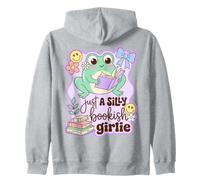 Book Lover Frog Just A Silly Bookish Girlie Sudadera con Capucha