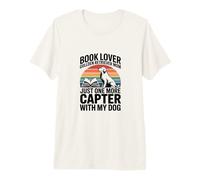 Book Lover Golden Retriever Mamá Solo Un Capítulo Más Camiseta Premium