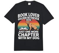 Book Lover Golden Retriever Mamá Solo Un Capítulo Más Comfort Colors Adult Heavyweight T-Shirt