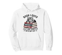 Book Lover Maine Coon Solo un capítulo más con mi Gato Sudadera con Capucha