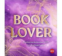 Book Lover Postkartenkalender 2027 - Postkarten für Buchverliebte: Kleiner Kalender zum Aufstellen oder Aufhängen für alle Buchverliebte, Romance und ... Mit inspirierenden Zitaten für Bücherwürmer