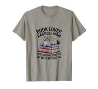 Book Lover Ragdoll Mamá Solo Un Capítulo Más con Mi Gato Camiseta