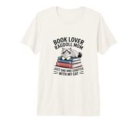 Book Lover Ragdoll Mamá Solo Un Capítulo Más con Mi Gato Camiseta Premium