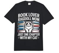 Book Lover Ragdoll Mamá Solo Un Capítulo Más con Mi Gato Comfort Colors Adult Heavyweight T-Shirt