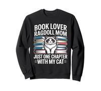 Book Lover Ragdoll Mamá Solo Un Capítulo Más con Mi Gato Sudadera